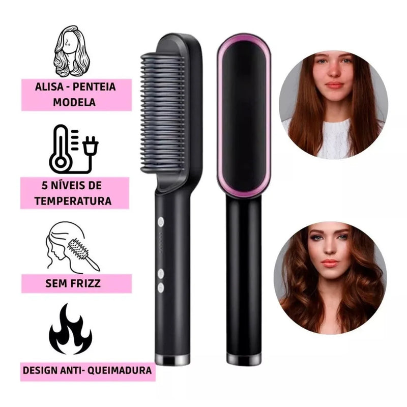LissPro Premium - Escova 3 em 1 Elétrica
