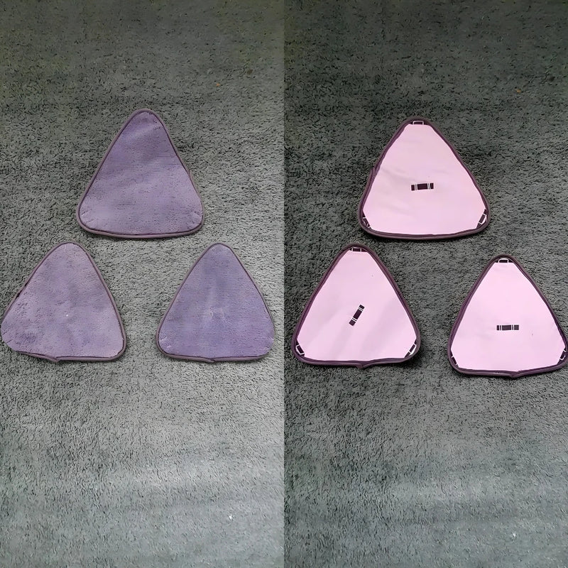 Microfiber Refill Kit With 6 Cloths For Mop Cleaning Mop Triangular Swivel 360