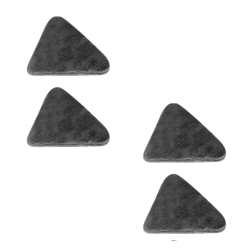Microfiber Refill Kit With 6 Cloths For Mop Cleaning Mop Triangular Swivel 360