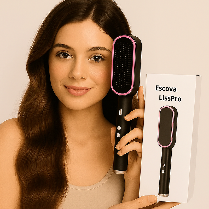 LissPro Premium - Escova 3 em 1 Elétrica