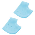 RHBJ Heel Cups for Heel Pain Relief, 2pcs=1 Pairs Blue, Soft Gel Plantar Fasciitis Support, Reduces Friction and Shock Foot Care