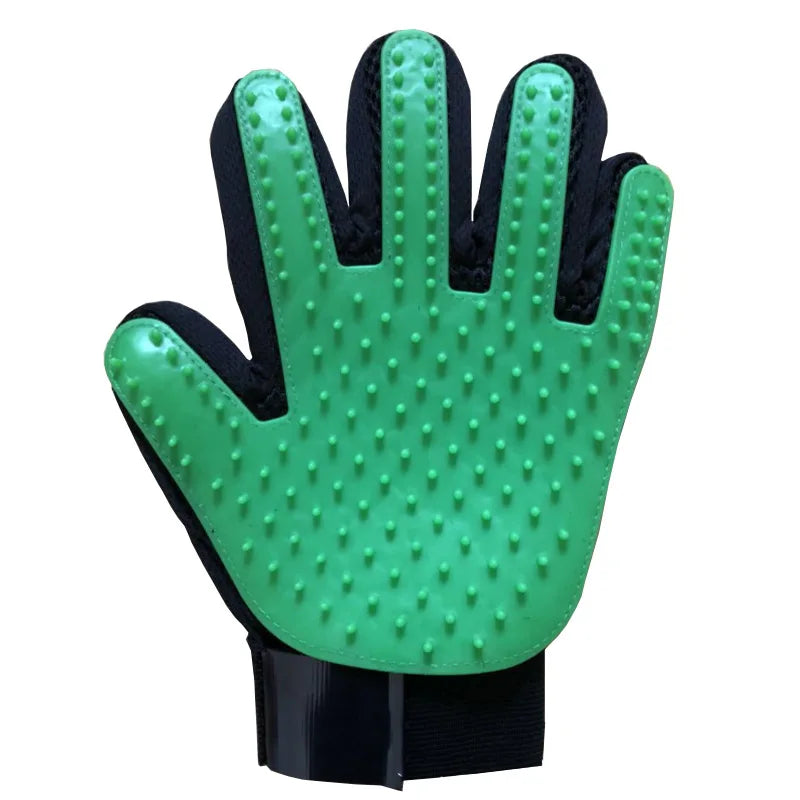 Pet Glove Cat Grooming Glove Cat Hair Deshedding Brush Gloves Dog Comb for Cats Bath Hair Remover Clean Massage Brush For Animal