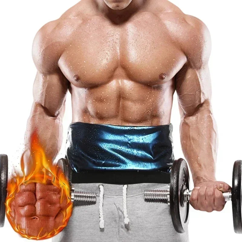 Men Sweat Sauna T-shirt Waist Trainer Slimming Suit Body Shapers Shapewear Corset Underwear Belly Control Fitness Fat Burn Tops
