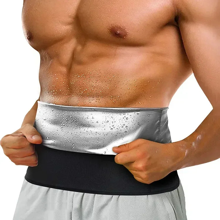 Men Sweat Sauna T-shirt Waist Trainer Slimming Suit Body Shapers Shapewear Corset Underwear Belly Control Fitness Fat Burn Tops