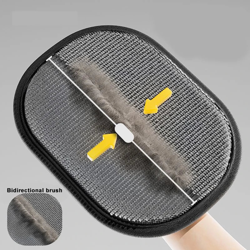 Reusable Electrostatic Pet Hair Removal Mitts Cat Dog Hair Collection Brush Sticking Device Home Hair Scraper Grooming Gloves