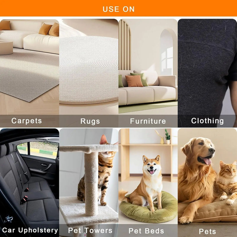Reusable Electrostatic Pet Hair Removal Mitts Cat Dog Hair Collection Brush Sticking Device Home Hair Scraper Grooming Gloves