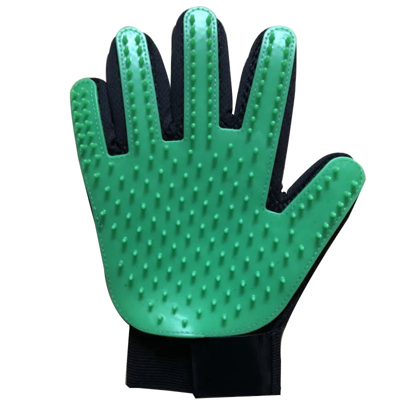 Pet Glove Cat Grooming Glove Cat Hair Deshedding Brush Gloves Dog Comb for Cats Bath Hair Remover Clean Massage Brush For Animal