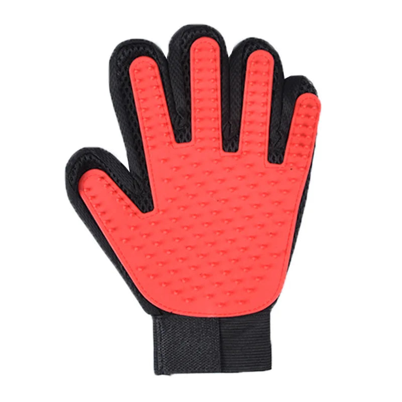 Pet Glove Cat Grooming Glove Cat Hair Deshedding Brush Gloves Dog Comb for Cats Bath Hair Remover Clean Massage Brush For Animal