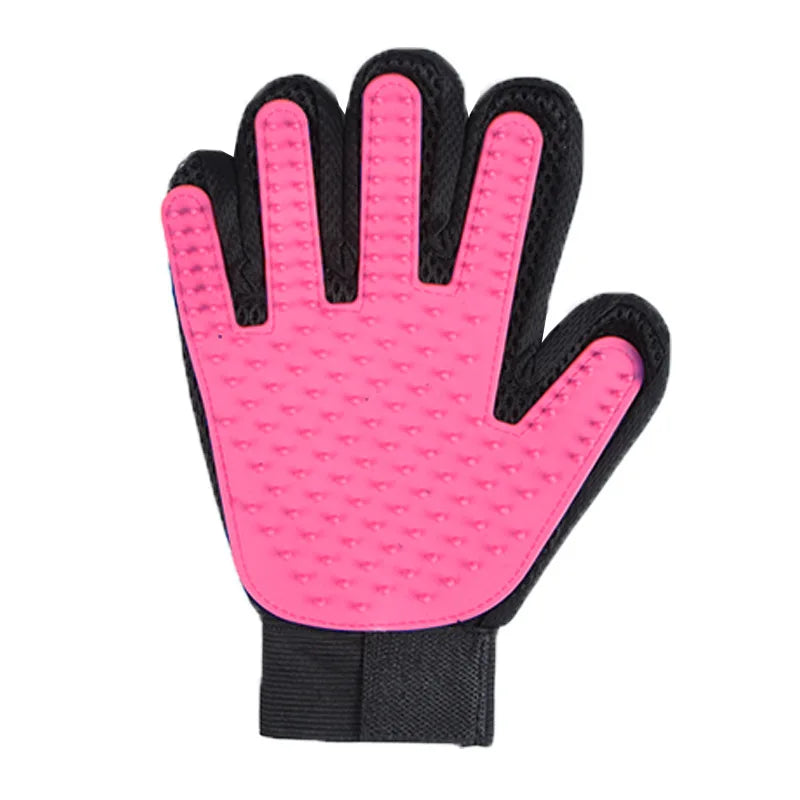 Pet Glove Cat Grooming Glove Cat Hair Deshedding Brush Gloves Dog Comb for Cats Bath Hair Remover Clean Massage Brush For Animal