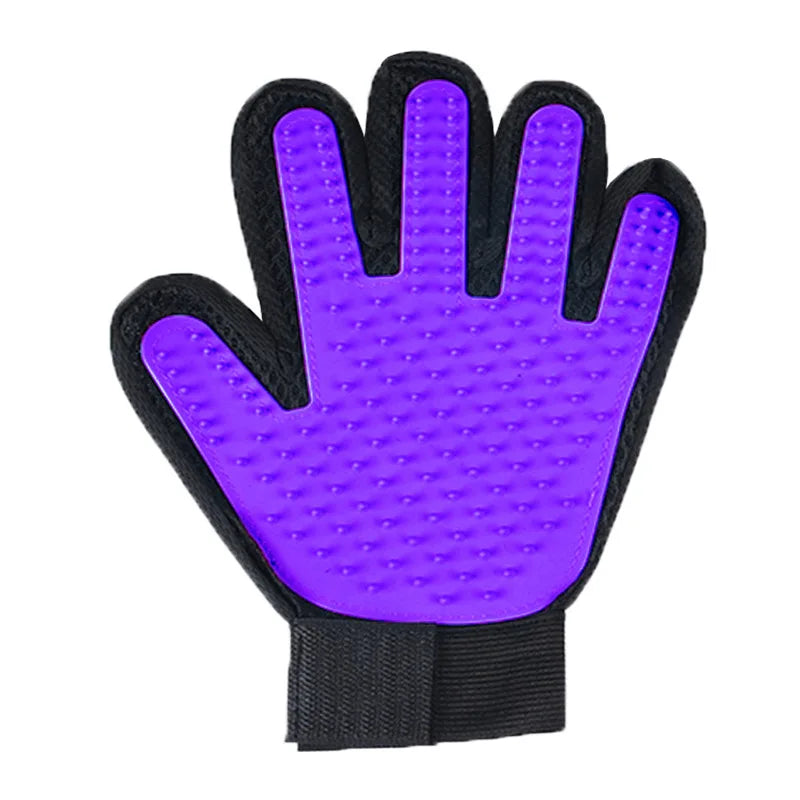 Pet Glove Cat Grooming Glove Cat Hair Deshedding Brush Gloves Dog Comb for Cats Bath Hair Remover Clean Massage Brush For Animal