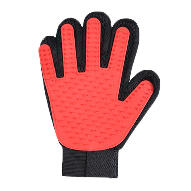 Pet Glove Cat Grooming Glove Cat Hair Deshedding Brush Gloves Dog Comb for Cats Bath Hair Remover Clean Massage Brush For Animal